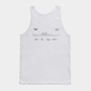 Yamato Battleship of the Imperial Japanese Navy - BDpng Tank Top